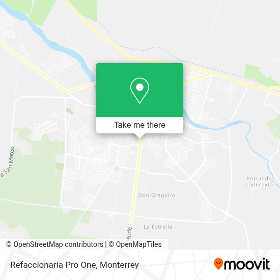 Refaccionaria Pro One map