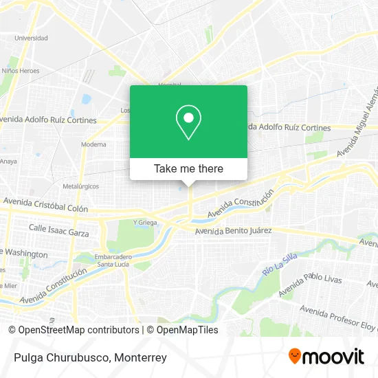 Pulga Churubusco map