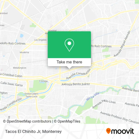 Tacos El Chinito Jr map