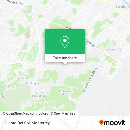 Quinta Del Sol map