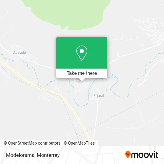 Modelorama map
