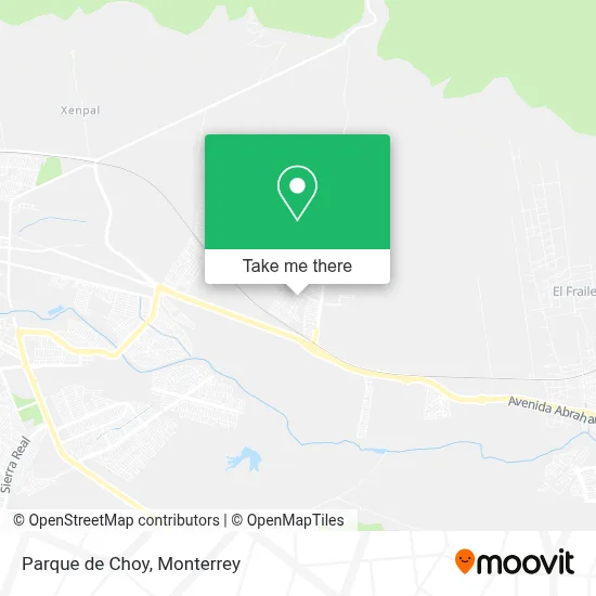 Parque de Choy map