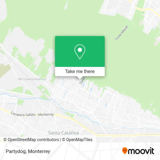 Partydog map