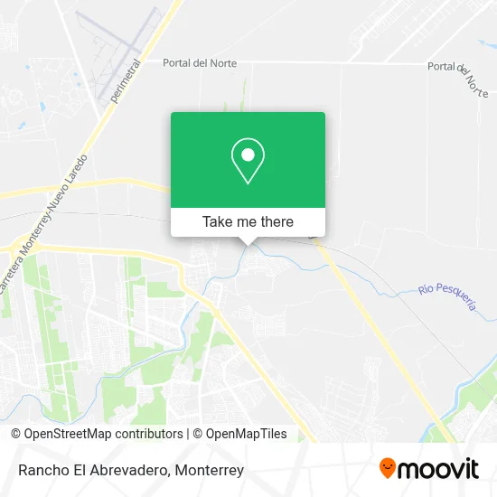 Rancho El Abrevadero map