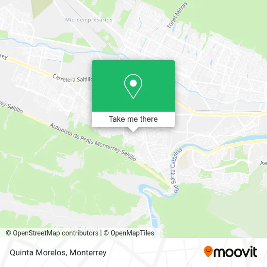 Quinta Morelos map