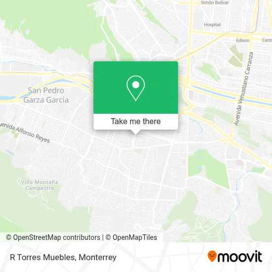 R Torres Muebles map