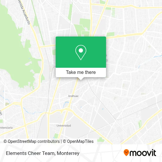 Elements Cheer Team map