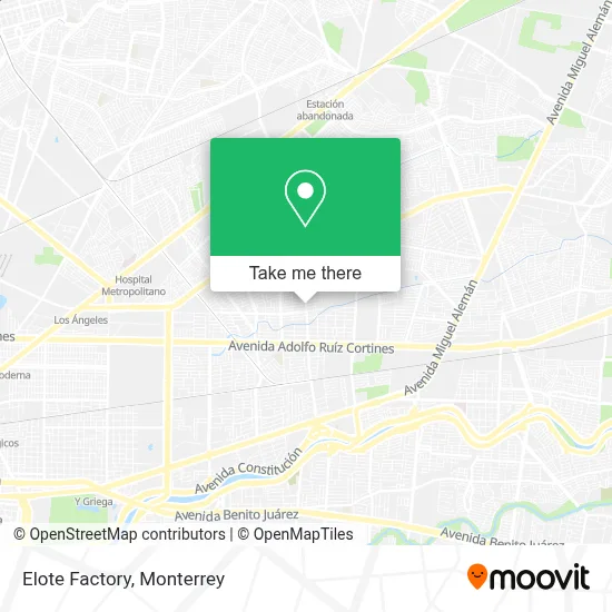 Elote Factory map