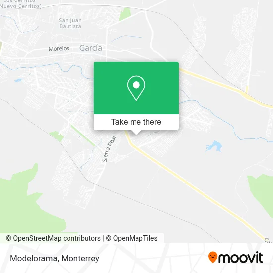 Modelorama map