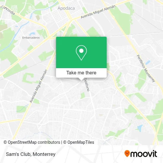 Sam's Club map