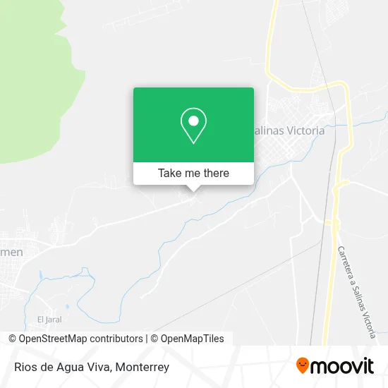 Rios de Agua Viva map