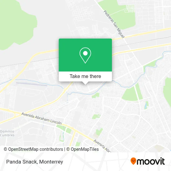 Panda Snack map