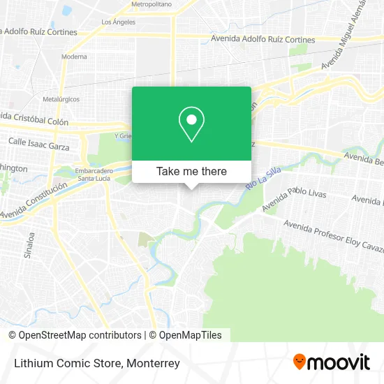 Lithium Comic Store map