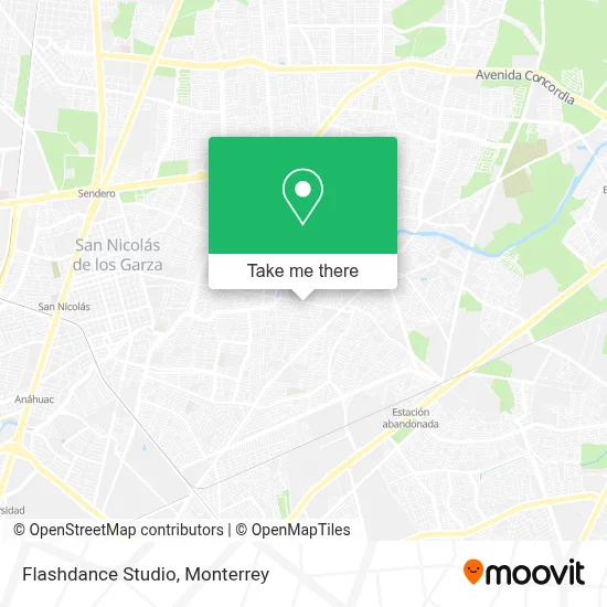 Flashdance Studio map