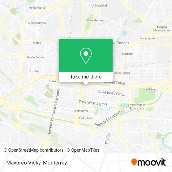Mayoreo Vicky map