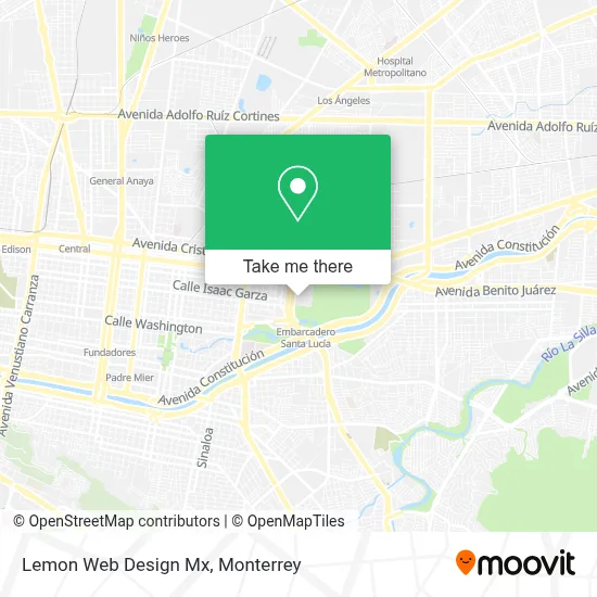 Lemon Web Design Mx map