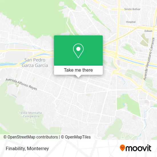 Finability map
