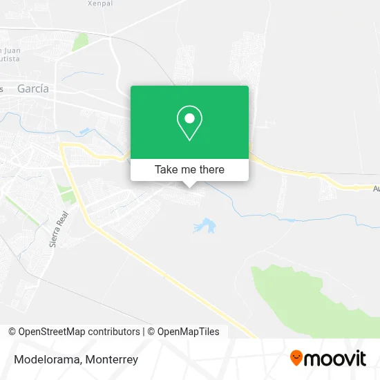 Modelorama map
