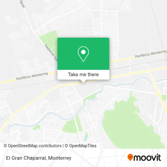 El Gran Chaparral map