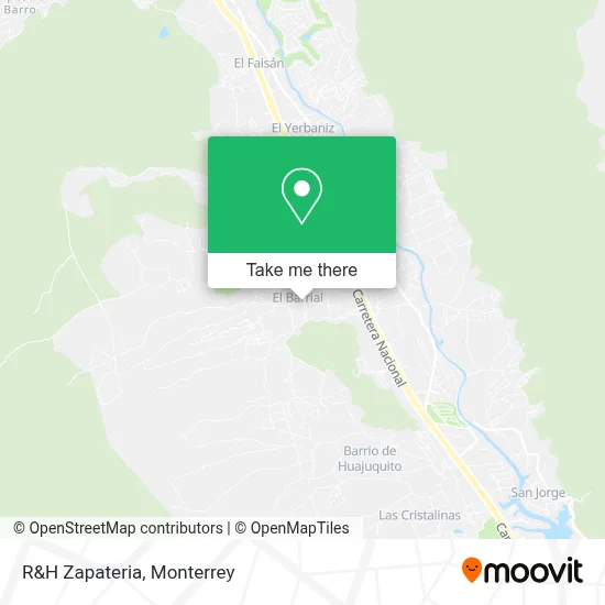 R&H Zapateria map
