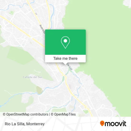 Rio La Silla map