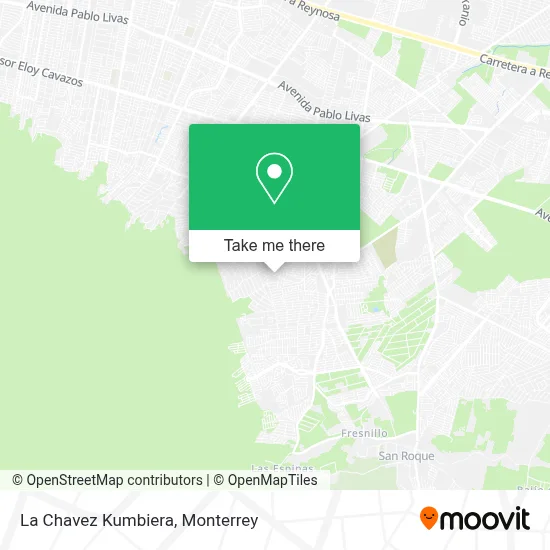 La Chavez Kumbiera map