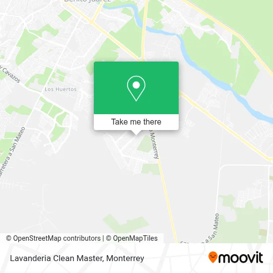 Lavanderia Clean Master map