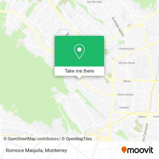 Romoce Maquila map