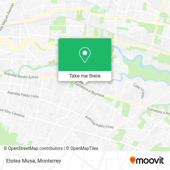 Elotes Musa map