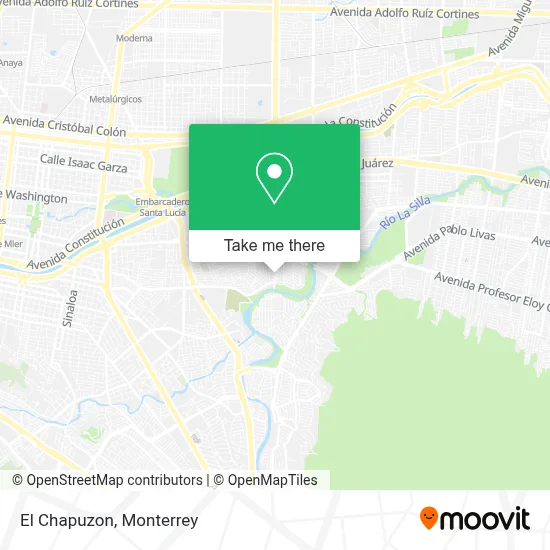 El Chapuzon map
