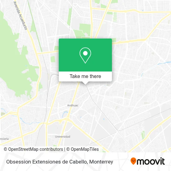 Obsession Extensiones de Cabello map