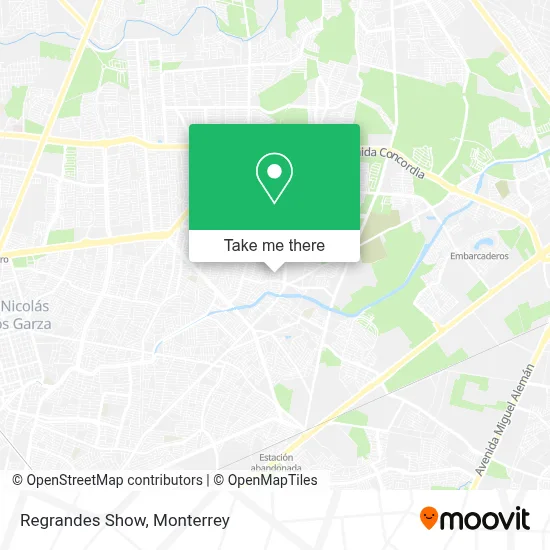 Regrandes Show map