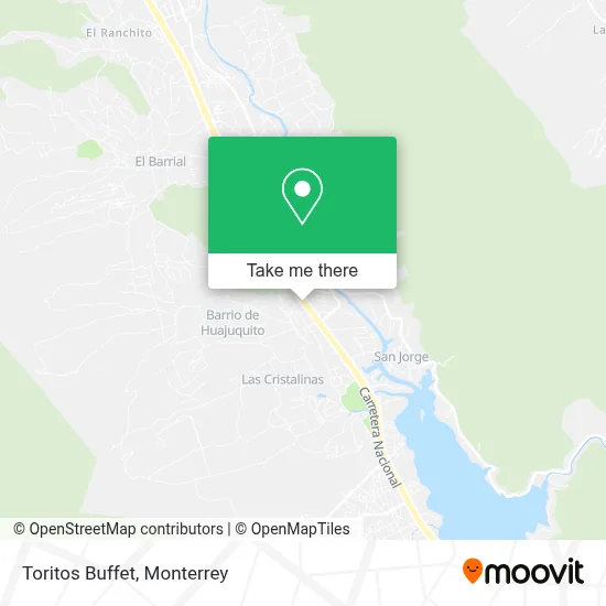 Toritos Buffet map