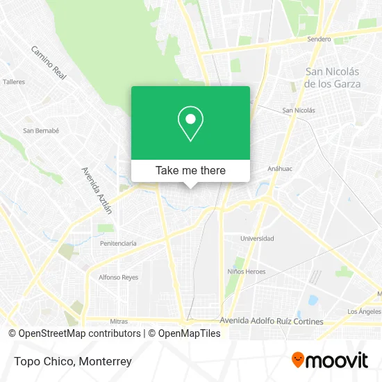 Topo Chico map