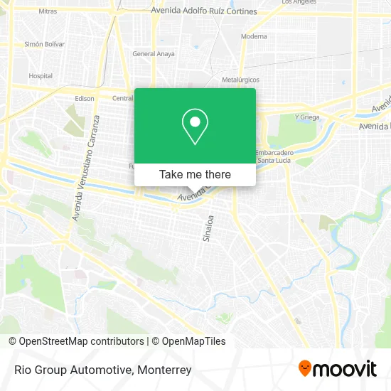 Rio Group Automotive map