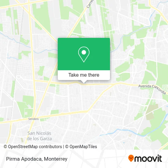 Pirma Apodaca map
