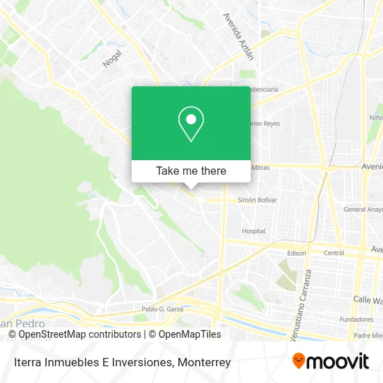 Iterra Inmuebles E Inversiones map