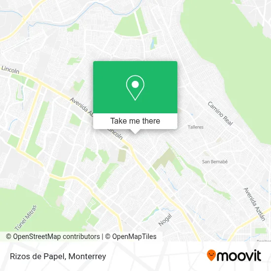 Rizos de Papel map