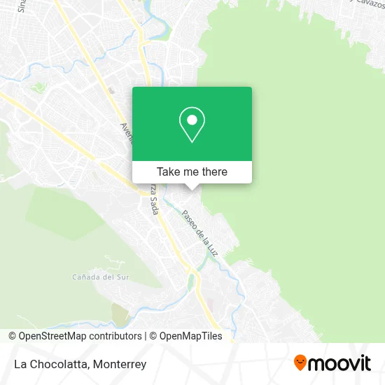 La Chocolatta map