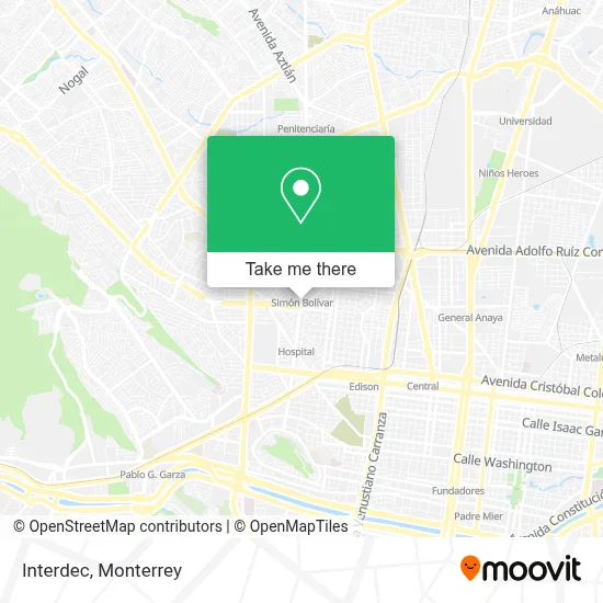 Interdec map