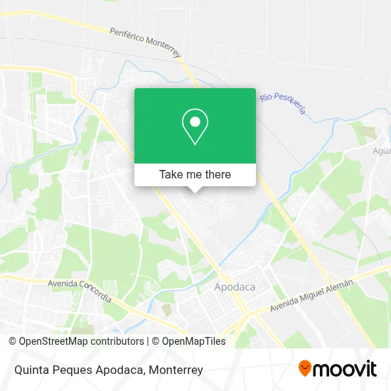 Quinta Peques Apodaca map