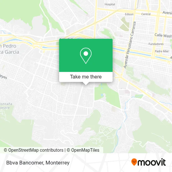 Bbva Bancomer map