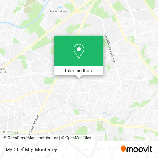 My Chef Mty map