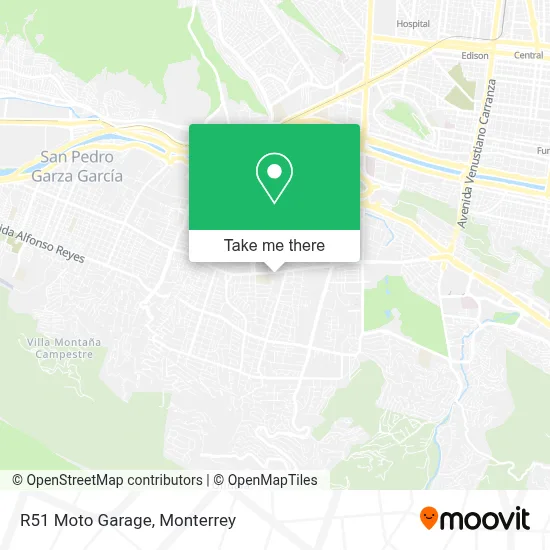 R51 Moto Garage map