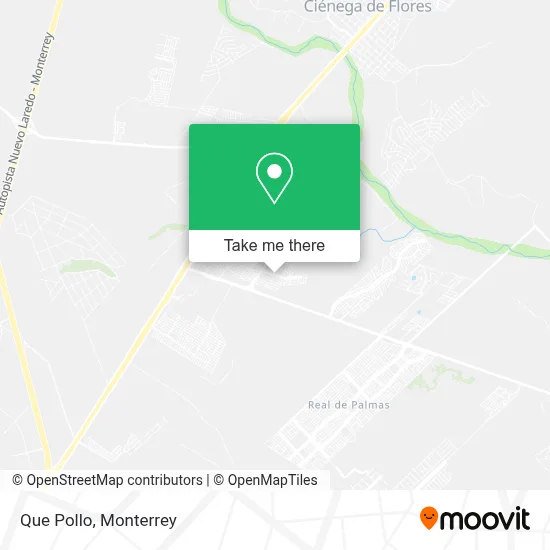 Que Pollo map
