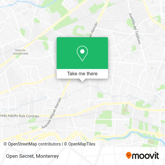 Open Secret map