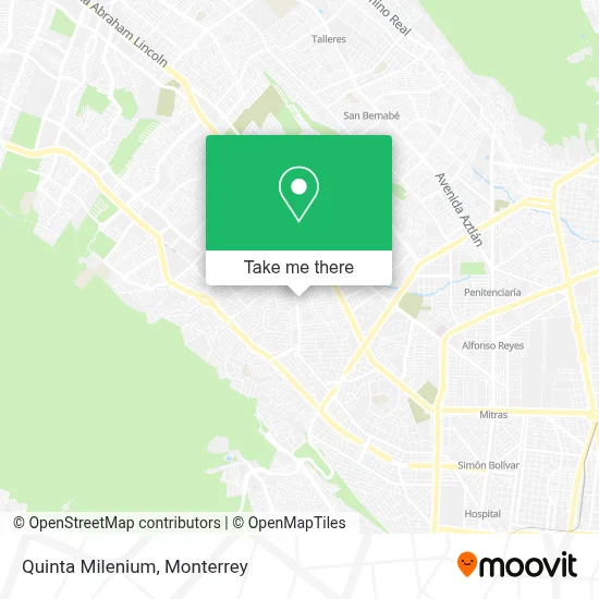 Quinta Milenium map