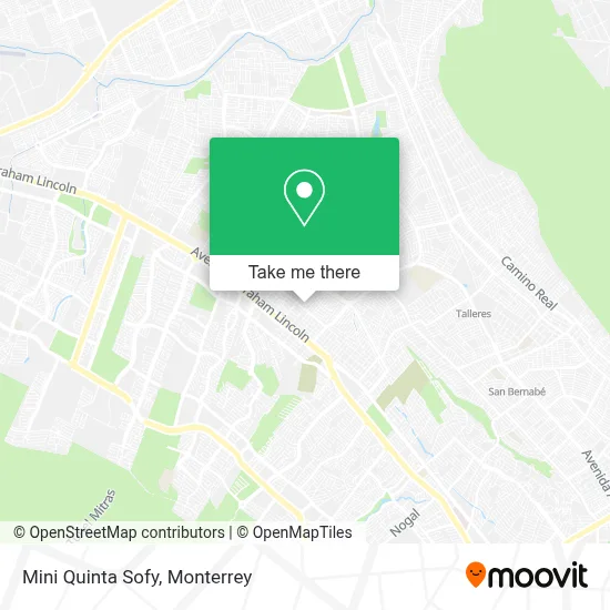 Mini Quinta Sofy map