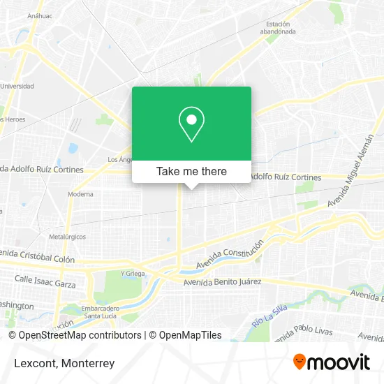 Lexcont map