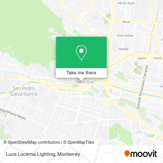 Luce Lucerna Lighting map